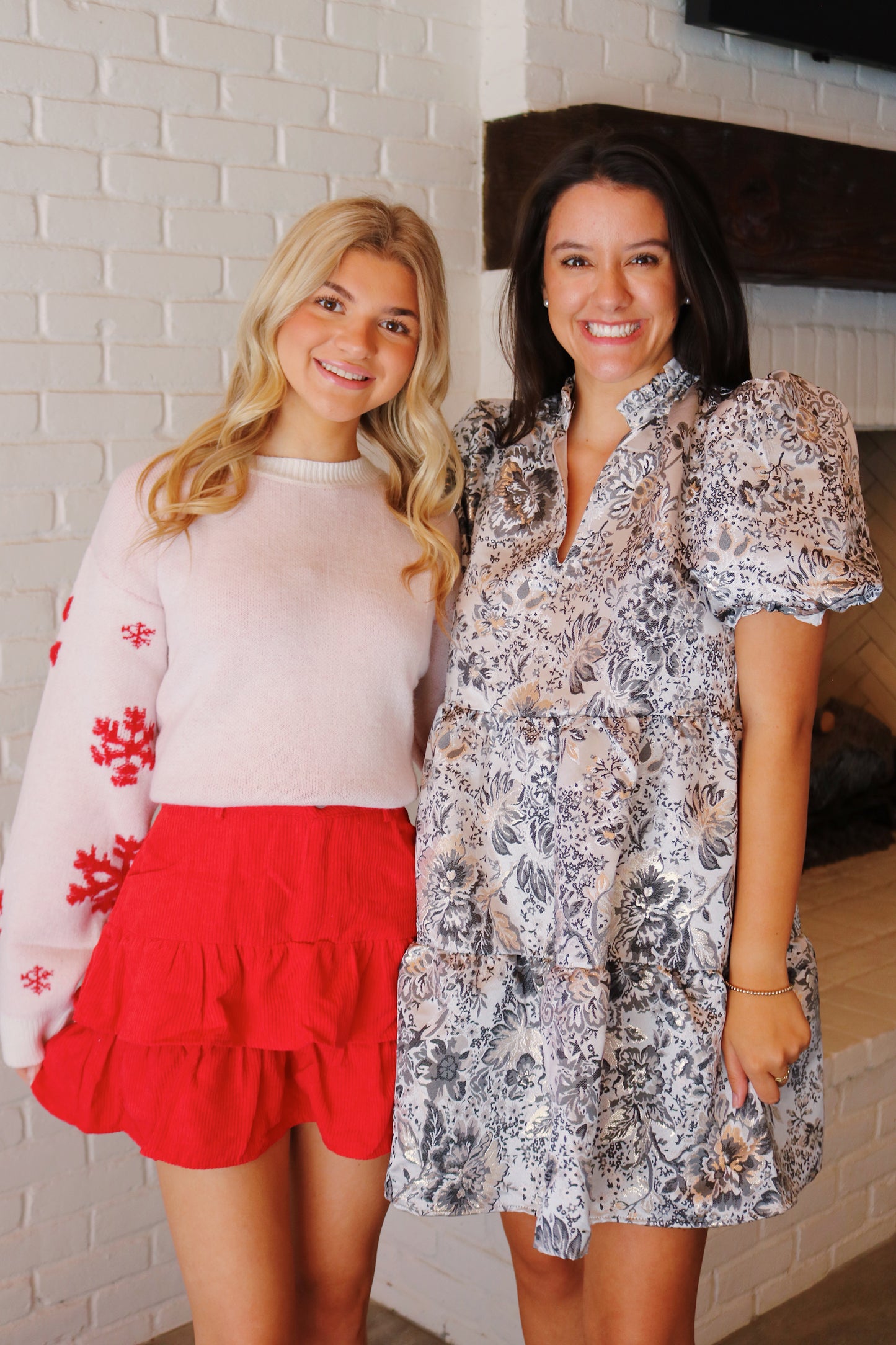 Ruffle Corduroy Mini Skort