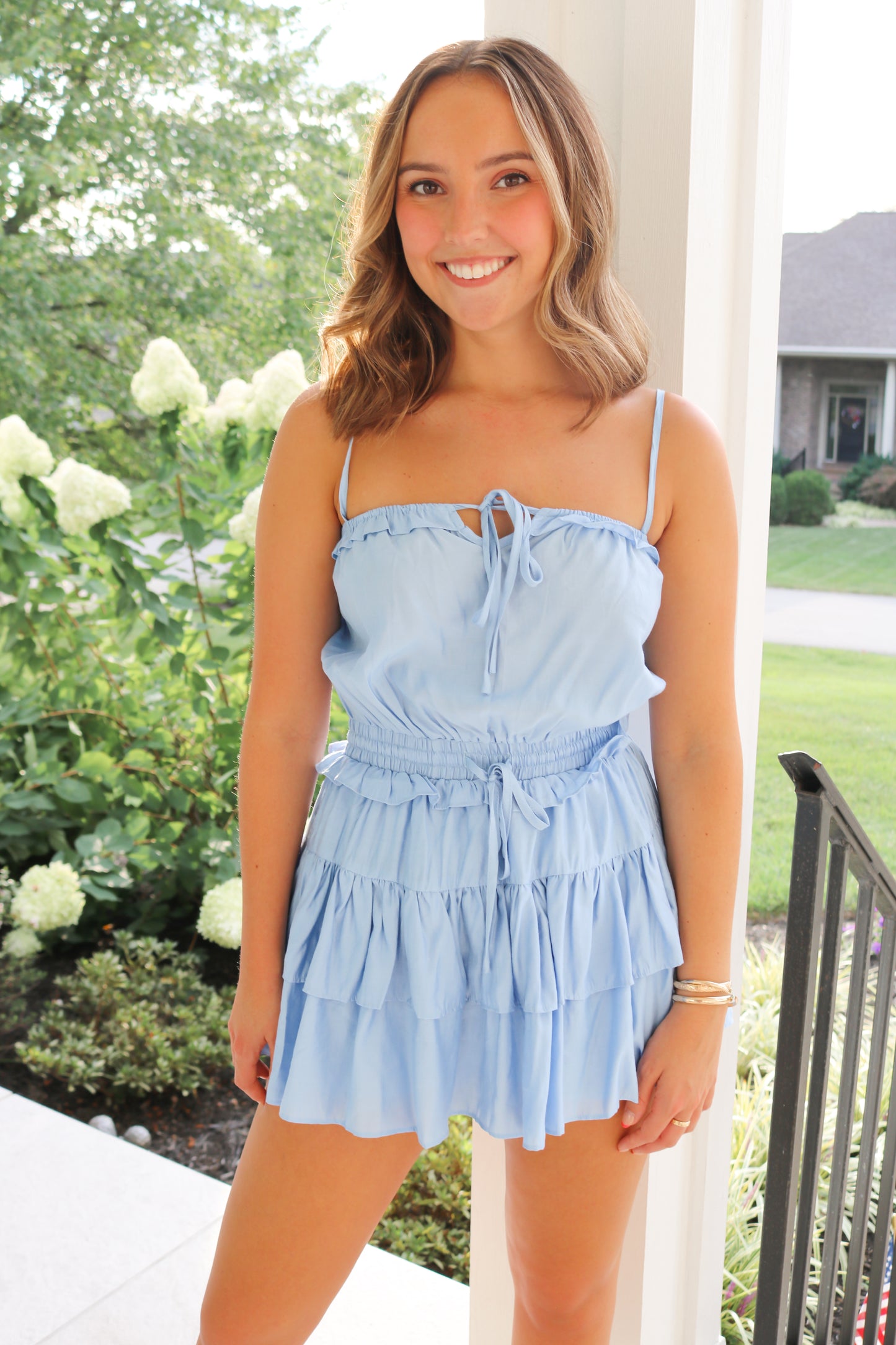 Christine Ruffle Romper