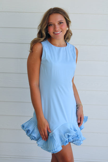 Flutter Ruffle Mini Dress