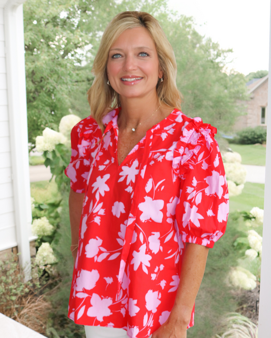 Bethany Tie Neck Blouse
