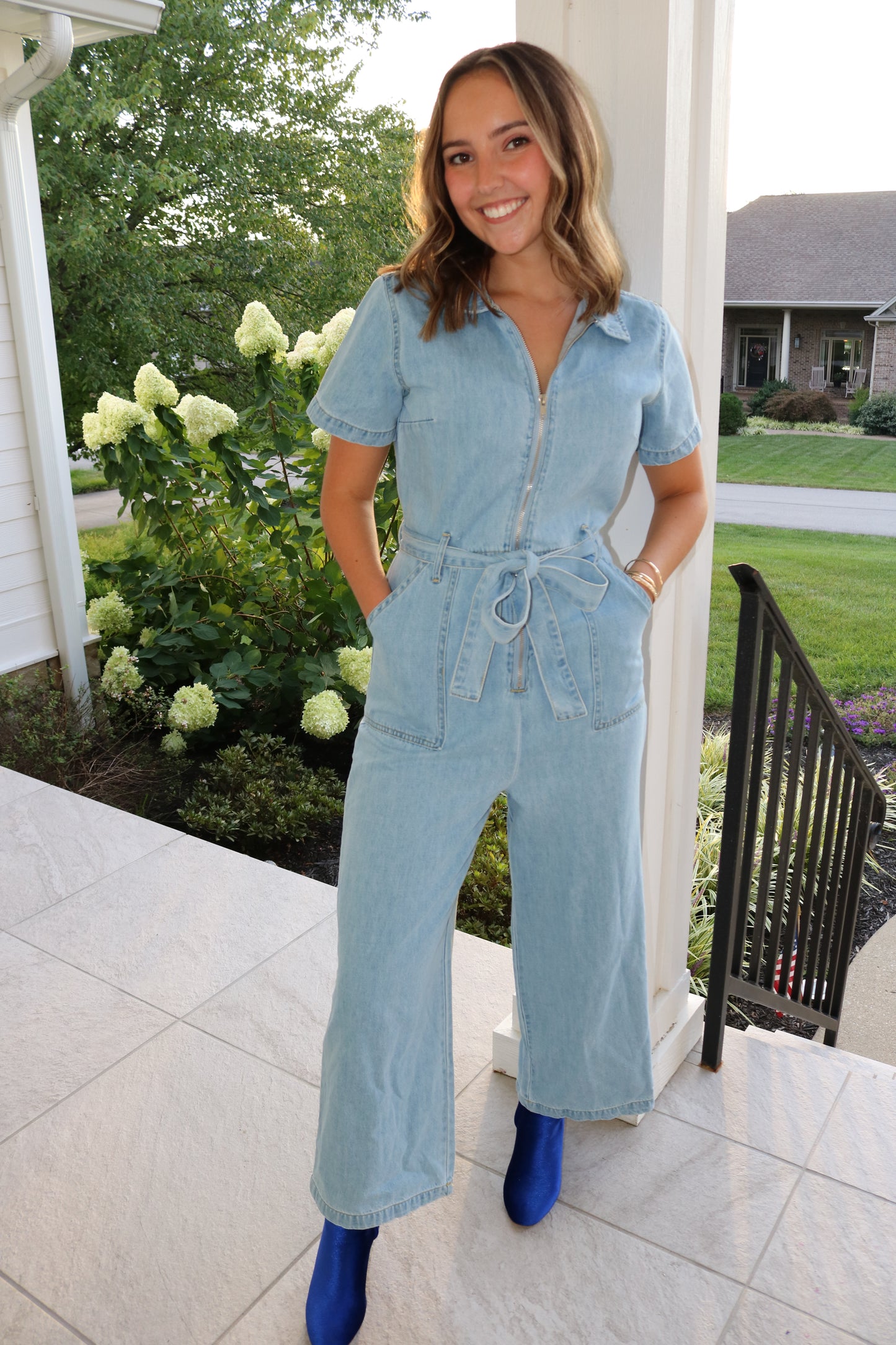 Blue Jean Baby Denim Jumpsuit